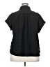 Assorted Brands 100% Polyester Polka Dots Black Short Sleeve Blouse Size XXL - photo 2