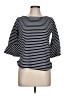 Green Envelope Black 3/4 Sleeve Top Size L - photo 1
