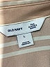 Old Navy 100% Polyester Stripes Tan Long Sleeve Blouse Size L - photo 7
