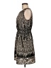 Speed Control 100% Polyester Animal Print Black Cocktail Dress Size M - photo 5