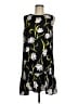 Halogen 100% Polyester Graphic Black Casual Dress Size M - photo 1