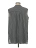 Assorted Brands Houndstooth Gray Sleeveless Button-Down Shirt Size M (estimated) - photo 2