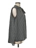Assorted Brands Houndstooth Gray Sleeveless Button-Down Shirt Size M (estimated) - photo 4
