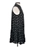 11.1. Tylho 100% Rayon Black Sleeveless Button-Down Shirt Size S - photo 4