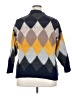 Unbranded Argyle Blue Cardigan Size 2X (estimated) - photo 2