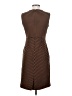 Lands' End Chevron-herringbone Brown Casual Dress Size 4 - photo 2