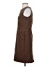 Lands' End Chevron-herringbone Brown Casual Dress Size 4 - photo 5
