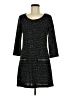 Papillon Tweed Black Casual Dress Size M - photo 1