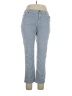 Coldwater Creek Chevron-herringbone Blue Jeans Size 14 (petite) - photo 1