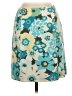 Worth Print Teal Casual Skirt Size 0 - photo 1