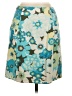 Worth Print Teal Casual Skirt Size 0 - photo 2
