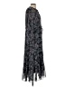 Julia Jordan 100% Polyester Paisley Black Casual Dress Size 4 - photo 4