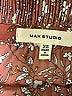 Max Studio 100% Polyester Floral Brown Long Sleeve Blouse Size XS - photo 7