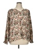 Jessica Simpson Brown Long Sleeve Blouse Size XL - photo 1