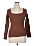 Derek Heart Brown Long Sleeve Top Size 1X - 2X - photo 1