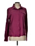 Pacific Trail 100% Polyester Solid Burgundy Long Sleeve Blouse Size L - photo 1