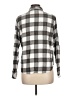 Stranger Things 100% Cotton Plaid Gray Long Sleeve Button-Down Shirt Size L - photo 2