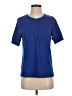 Studio Works Blue Short Sleeve Henley Size S - photo 1