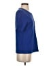 Studio Works Blue Short Sleeve Henley Size S - photo 4