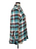 Cato Plaid Teal Long Sleeve Button-Down Shirt Size XL - photo 4
