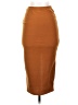 Unbranded Solid Brown Casual Skirt Size S - photo 1
