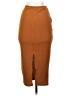 Unbranded Solid Brown Casual Skirt Size S - photo 2