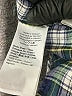 J.Crew 100% Cotton Plaid Green Long Sleeve Button-Down Shirt Size 2 - photo 8