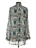 Ann Taylor LOFT 100% Polyester Teal Casual Dress Size S - photo 2