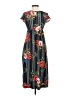 Pomelo Print Black Casual Dress Size XS - photo 2