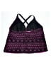 Catherines Print Purple Swimsuit Top Size 26 waist - photo 2