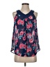 papermoon designed exclusively for Stitch Fix 100% Polyester Blue Sleeveless Blouse Size XS - photo 1