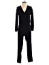 H&M 100% Polyester Solid Black Jumpsuit Size 2 - photo 1