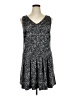 Piper Print Gray Casual Dress Size 16 - photo 1