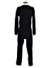 H&M 100% Polyester Solid Black Jumpsuit Size 2 - photo 2
