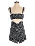 Morgan Lane 100% Polyester Hearts Black Romper Size S - photo 1