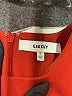 Likely Solid Orange Red Casual Dress Size 2 - photo 7