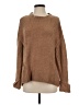 Express Solid Brown Pullover Sweater Size XS - photo 1