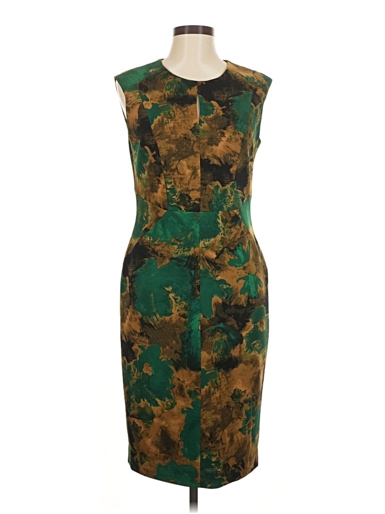 Pre-owned Kasper Cocktail Dress In Green
