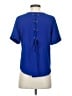 Sweet Rain Blue Short Sleeve Top Size S - photo 2