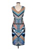 Karen Millen Graphic Blue Cocktail Dress Size 6 - photo 2