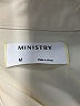 Ministry Color Block Ivory Long Sleeve Blouse Size M - photo 7