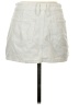 Shein 100% Cotton Solid White Casual Skirt Size 2 - photo 2