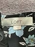 Ann Taylor LOFT 100% Polyester Blue Long Sleeve Blouse Size L - photo 7