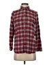 Madewell Plaid Burgundy Long Sleeve Button-Down Shirt Size XS - photo 1
