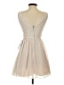 Speechless Solid Ivory Cocktail Dress Size 1 - photo 2
