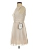 Speechless Solid Ivory Cocktail Dress Size 1 - photo 5