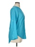 Unbranded 100% Polyester Teal Long Sleeve Blouse Size XL - photo 4