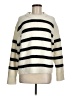 American Eagle Outfitters Stripes Ivory Pullover Sweater Size M - photo 1