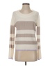Cyrus Color Block Tan Pullover Sweater Size S - photo 1