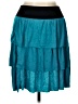 Cha Cha Vente Color Block Teal Casual Skirt Size L - photo 1